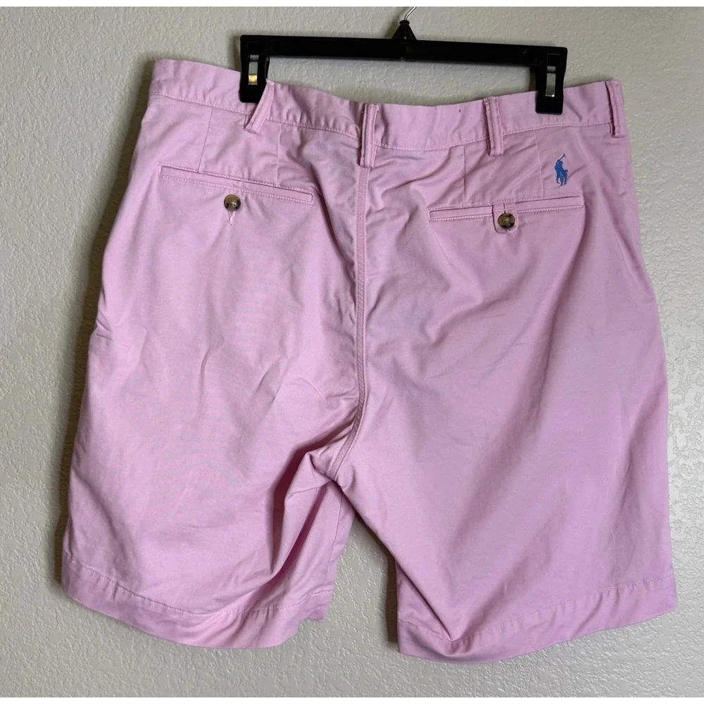Polo Ralph Lauren Mens 36 Shorts‎ Pink Classic Fit Chino Cotton Twill Preppy